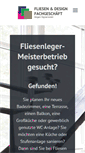 Mobile Screenshot of fliesen-signarowski.de