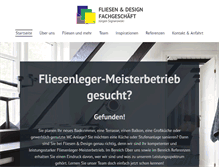 Tablet Screenshot of fliesen-signarowski.de